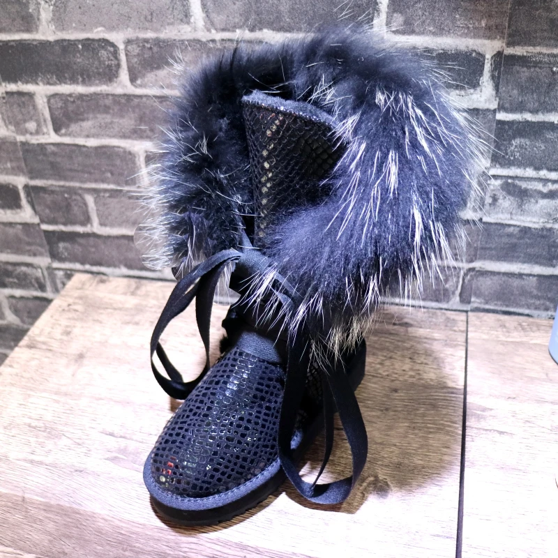 Новинка 2019 роскошные глянцевые высокие водонепроницаемые сапоги из