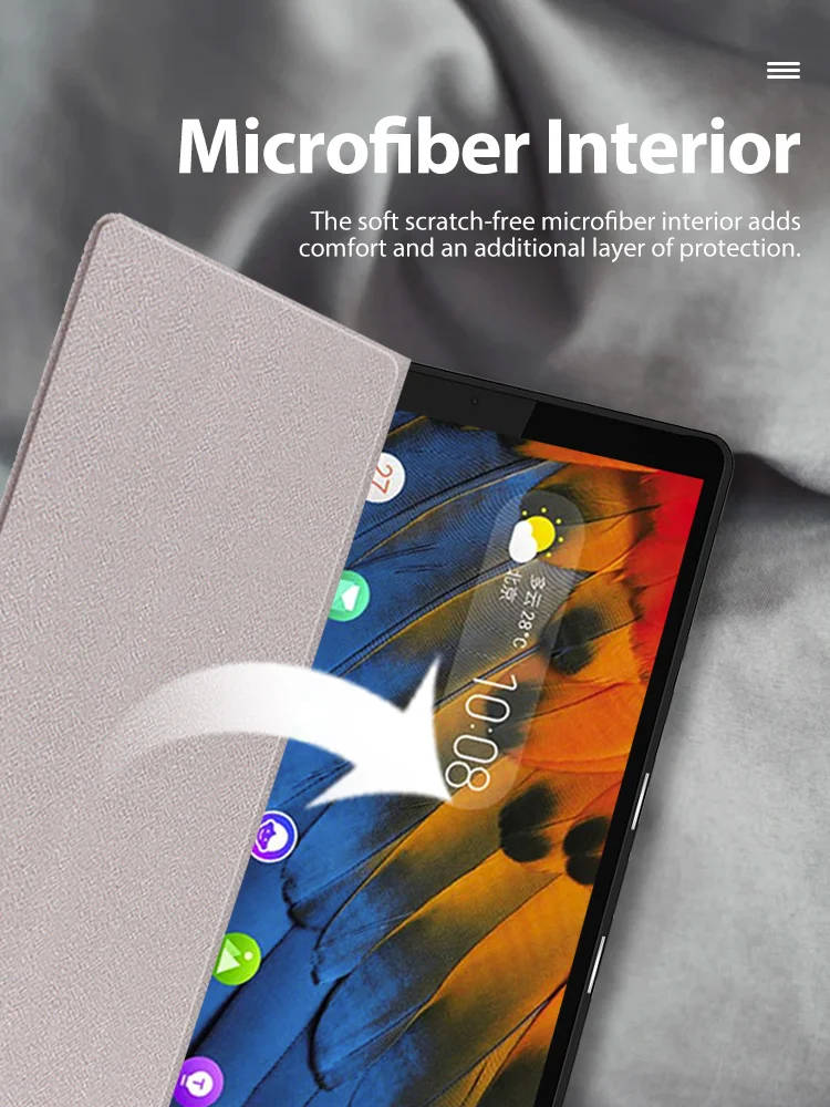 Cover Case for Lenovo Yoga Tab5 YT-X705F 10.1 Inch PU Leather Protectctive Cover Shell Tablet Funda Capa free stylus+film