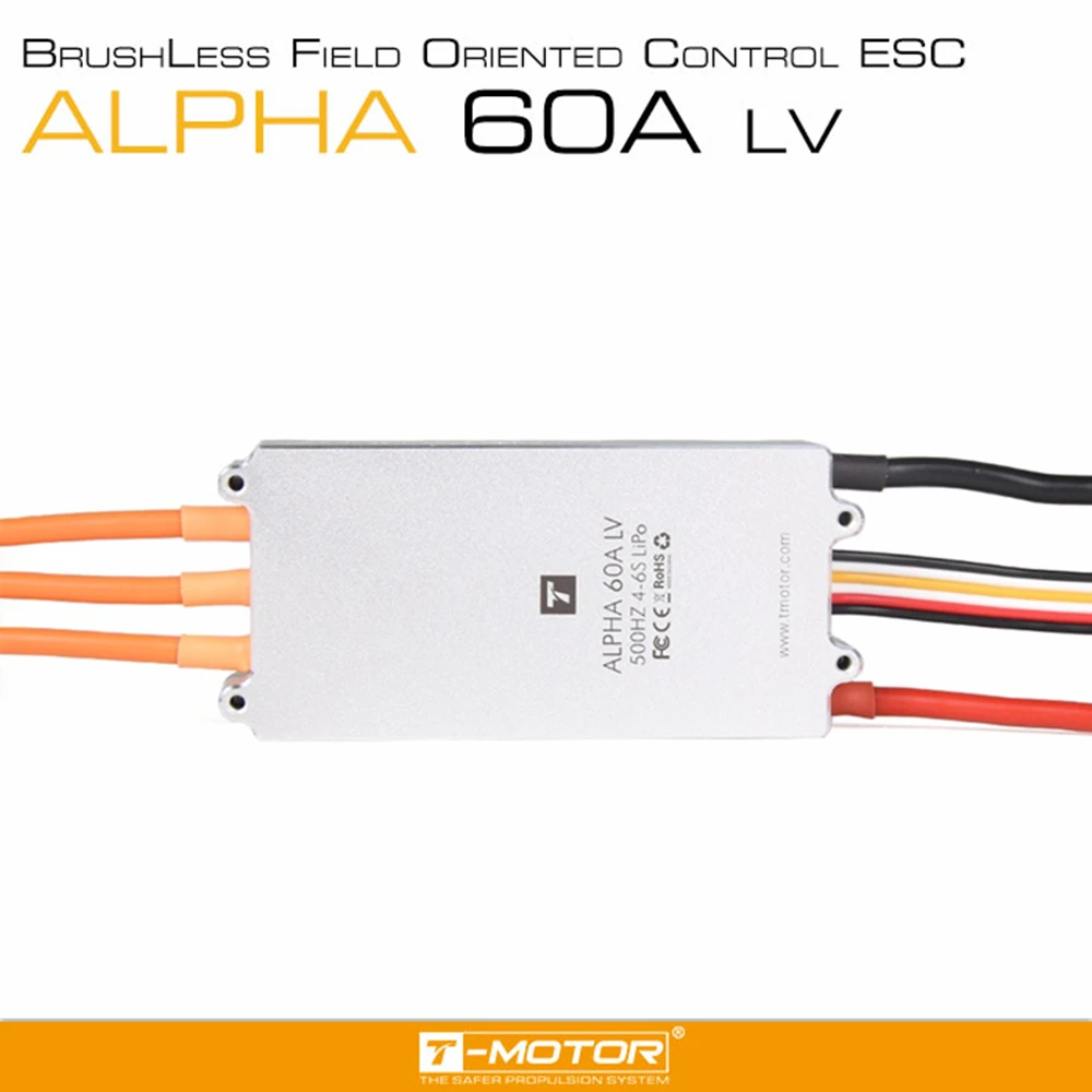 Оригинальный tмотор ALPHA 60ALV 4 ~ 6S LiPo 500 Гц без BEC FOC ESC специально для мультироторного
