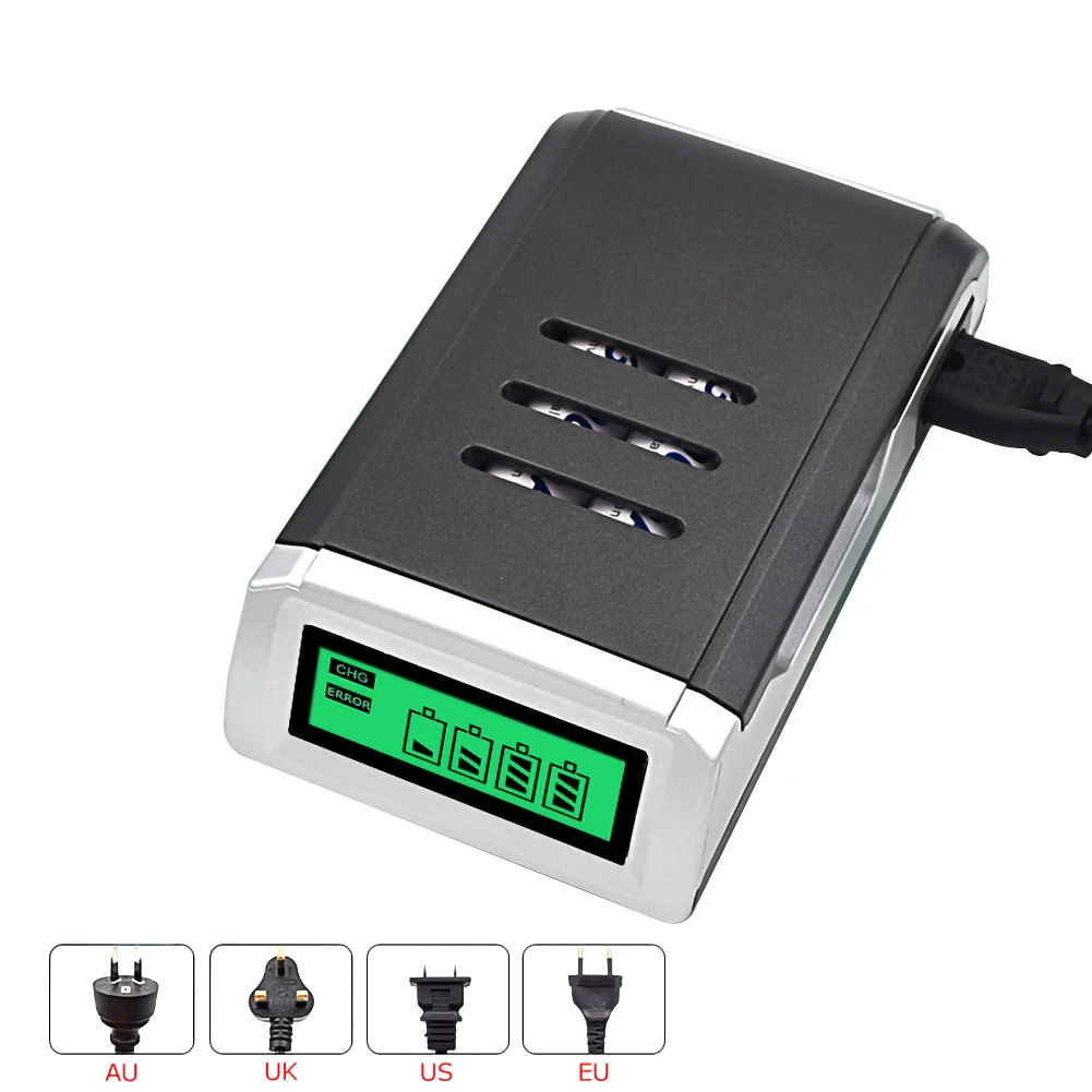 Зарядное устройство с ЖК дисплеем и 4 слотами|Зарядные устройства| |