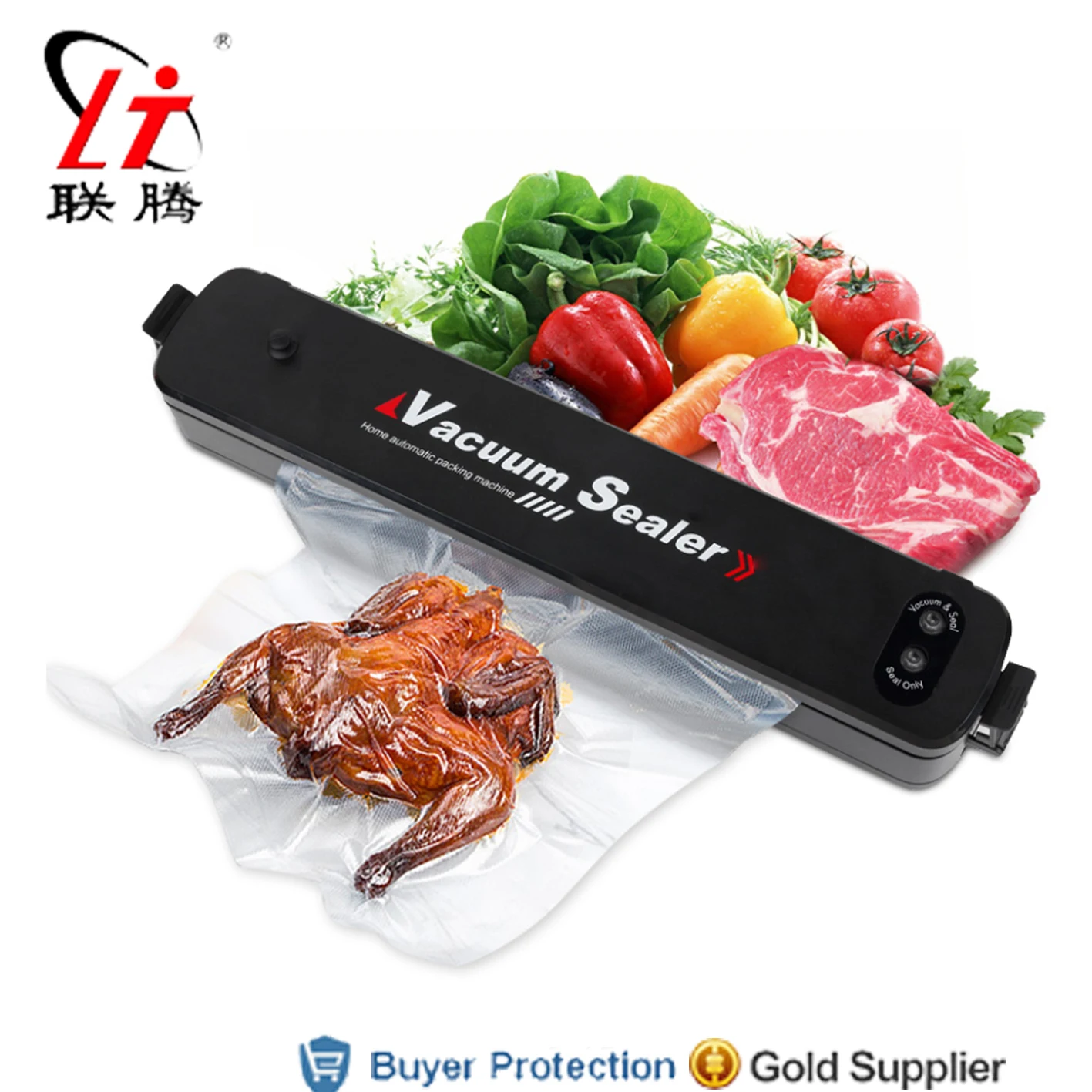 

Home Vacuum Sealer Professional Vaccum Sealing Machine Pump Usb Kitchen Food Fish Fruit Saver Preservation System With 15 Bags