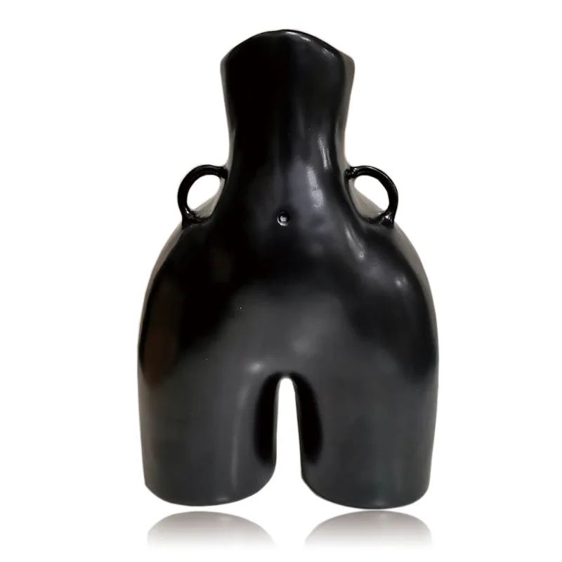 

Creativity Human Vase Resin Butt Nude Handicraft Furnishings Handmade Modern Home Decoration Flower Arrangement Flower Vases WF