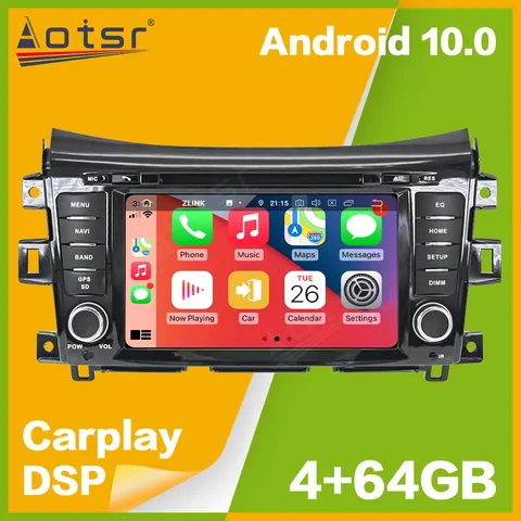 Автомагнитола PX5/PX6, 2 Din, Android 10,0, GPS-навигация для NISSAN NP300, Navara Terra, автомобильное радио, стерео, мультимедийный плеер Carplay