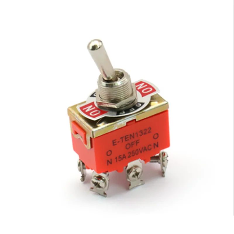E TEN1322 микропереключатель 15A/250V 6 pin Водонепроницаемый крышка ПЕРЕКЛЮЧАТЕЛЯ ВКЛ