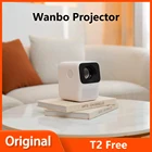 Новый продукт Wanbo проектор T2 бесплатный мини домашний кинотеатр Портативный ЖК-проектор Вертикальная коррекция трапецеидальных искажений
