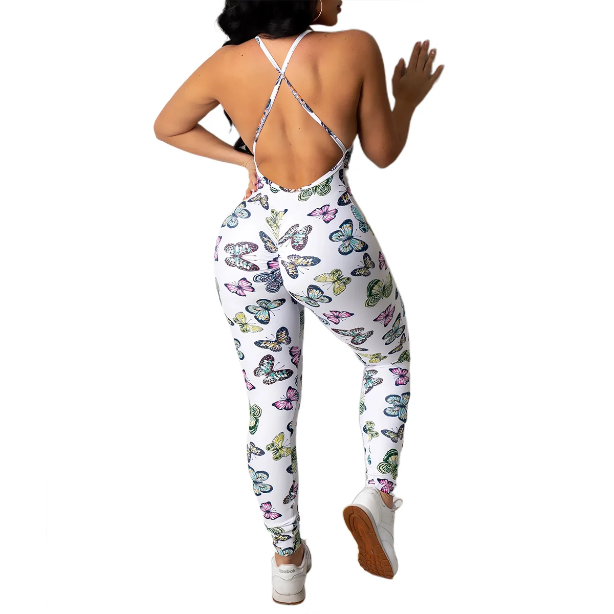 Комплект женский спортивный из бюстгальтера и леггинсов бесшовный | Спорт