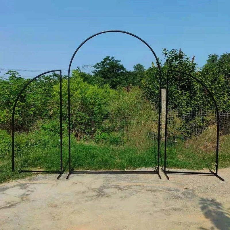 Arcos de boda con tuber&iacute;a de hierro en forma de n, soportes de flores, accesorios de boda, adornos de flores artificiales, 1 juego = 3 uds.-2