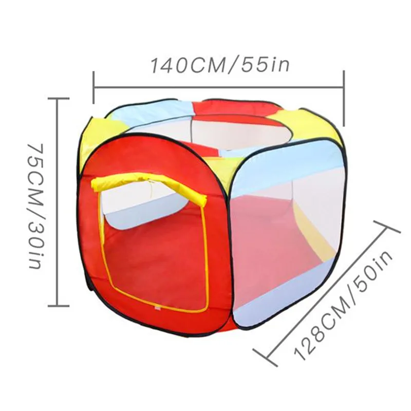 

Portable Play Kids Tent Children Indoor Outdoor Ocean Ball Pool Folding Cubby Toys Castle Enfant Room House Gift For Kids