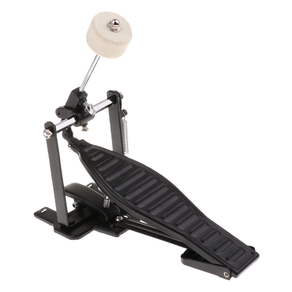 

Single Spring Bass Drum Pedal with Drum Wool Beater for Children Gift