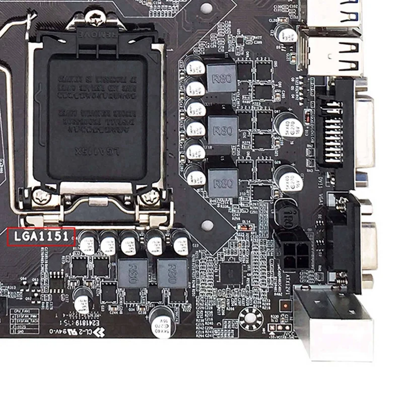 Материнская плата B250 BTC для майнинга LGA 1151 с процессором G3930 + охлаждающий