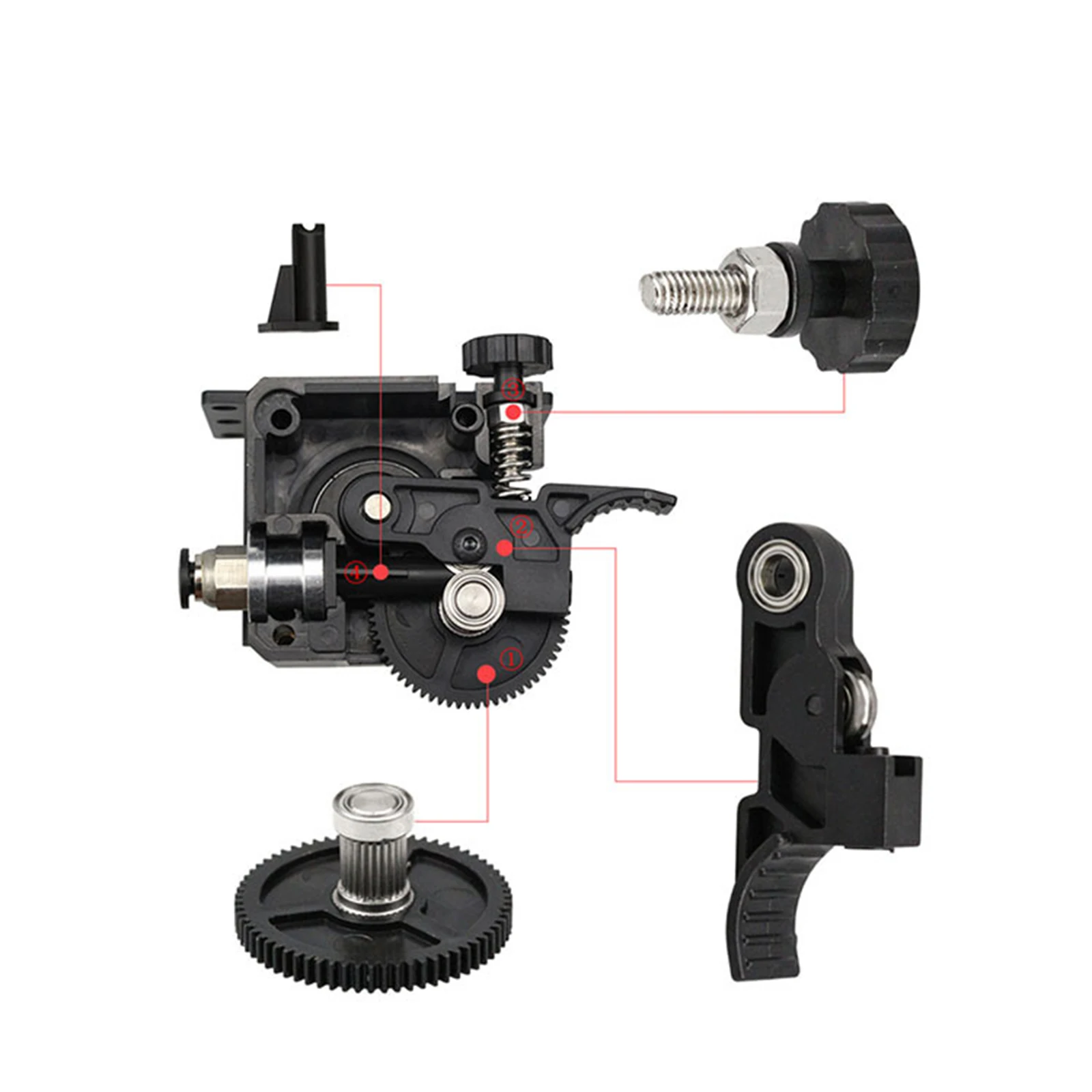 

Extruder Upgrade Part Kit 3D Printer for V6 J-Head Bowden 1.75mm