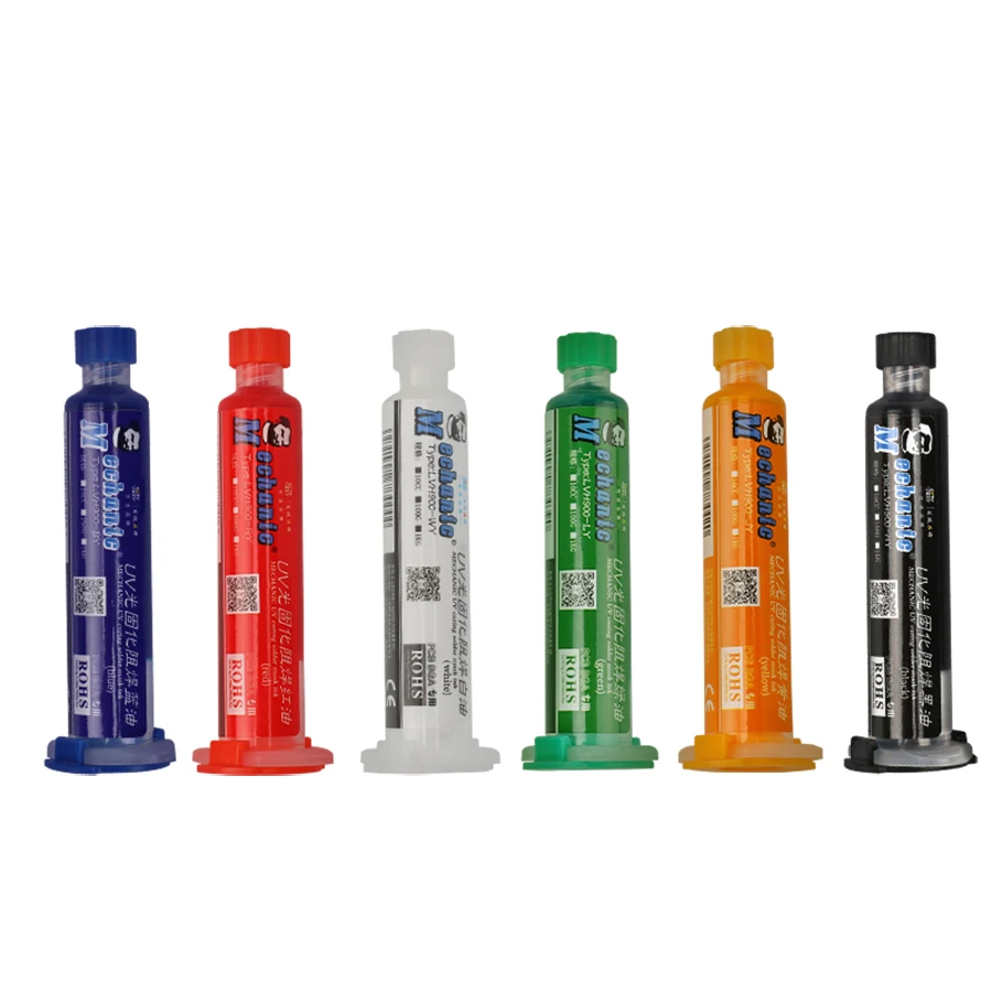 6 шт. Механическая УФ-паяльная маска BGA печатная плата краска предотвращает пайку