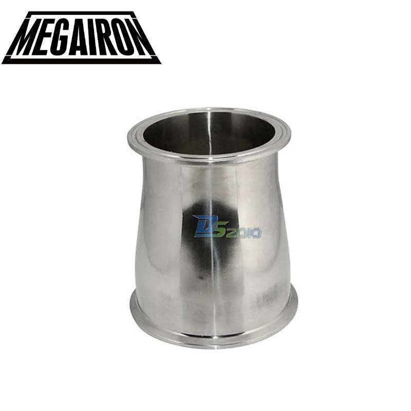 

MEGAIRON 4"-2-1/2" Sanitary Reducer Ferrule Pipe Fittings SS316 Tri Clamp Type Reducer