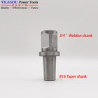 Конический хвостовик B16, B18, Резьбовой Адаптер 12-20UNF с хвостовиком Weldon 34 дюйма (19,05 мм), быстроразъемный адаптер FEIN для магнитной дрели