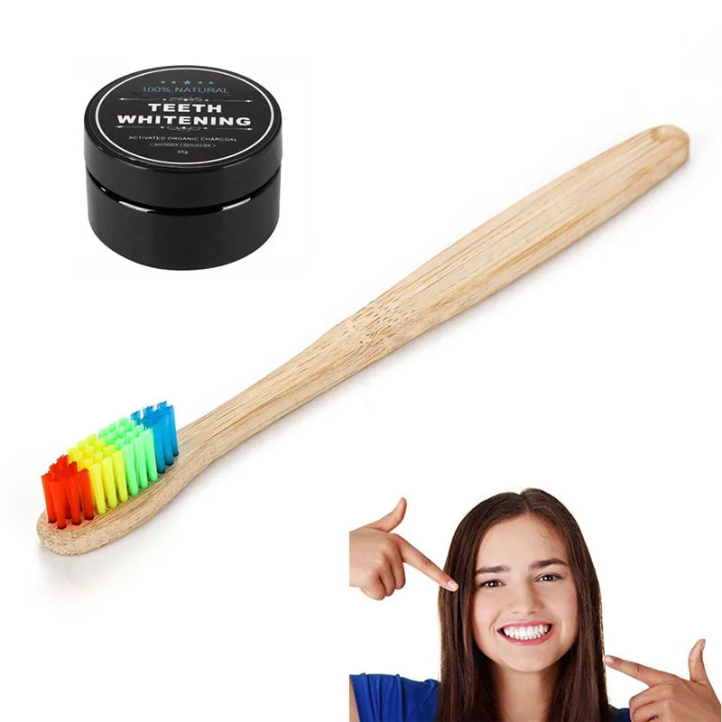 30 г отбеливания зубов порошок Премиум активированный бамбуковый уголь