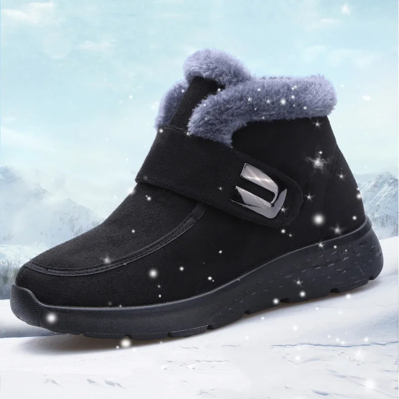 

Boots Chunky Boots Women Winter Shoes Plush Ankle Boots Female Autumn Fashion Platform Booties
