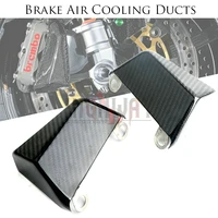 100mm carbon fiber front brake caliper pads cooling air duct channel system for ducati monster 797 2017 2020