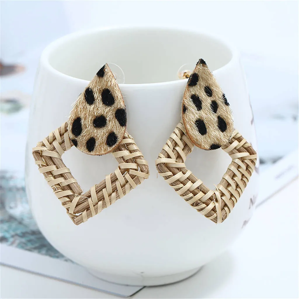 Винтаж Роскошные серьги гвоздики модные простые в европейском и американском