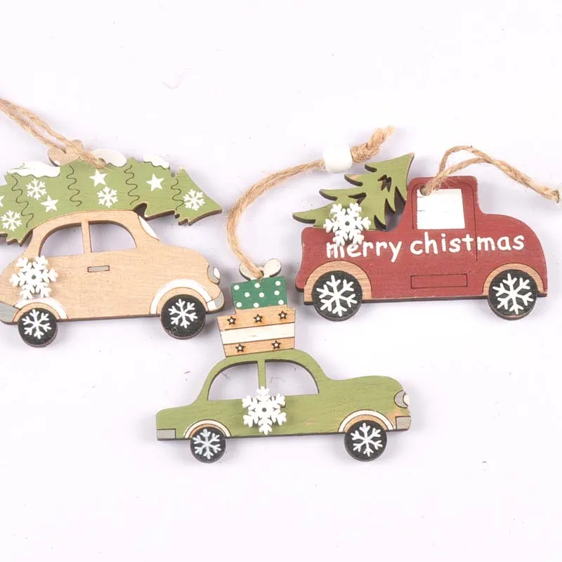 3 шт. деревянный автомобиль/дерево узор поделки своими руками и Скрапбукинг