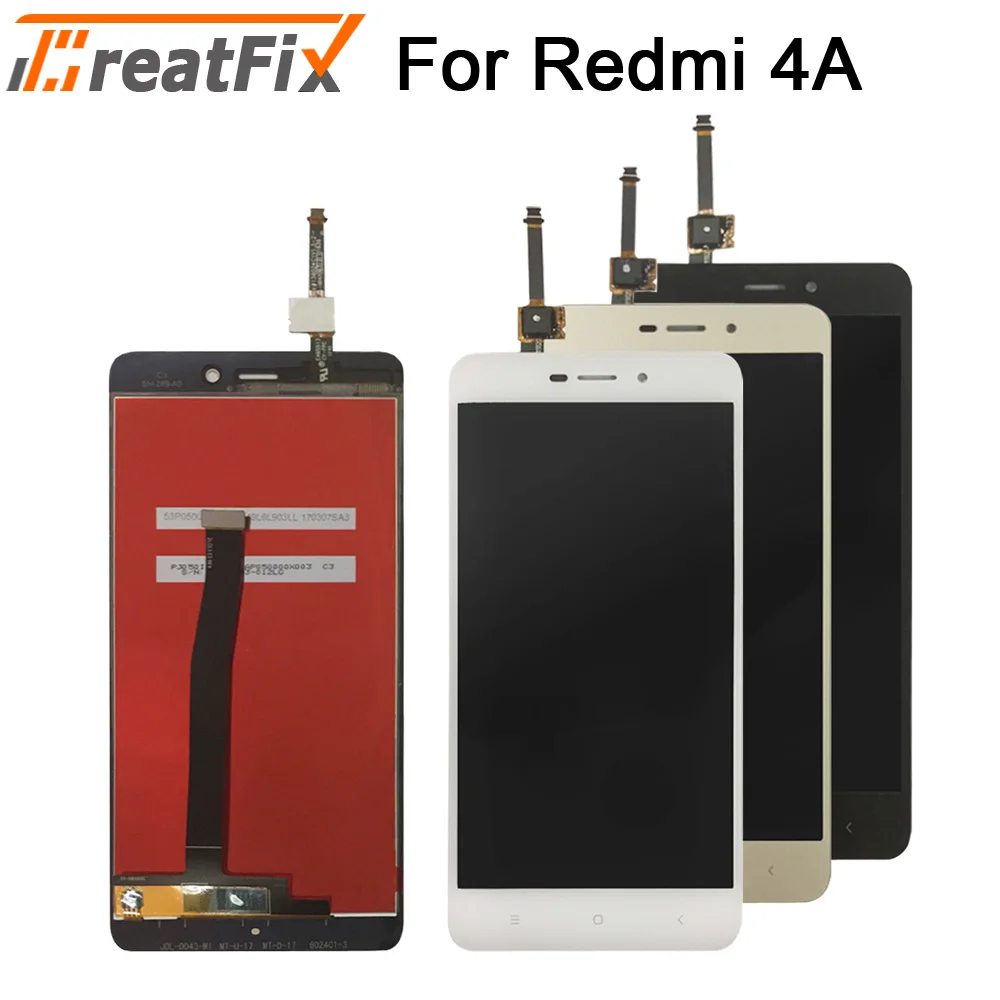ЖК-дисплей для Xiaomi Redmi 4A с сенсорным экраном и дигитайзером в сборе Замена рамкой