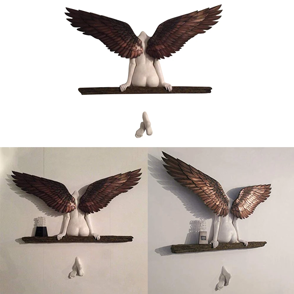 

Resin Doll Resin Crafts Angel Statue Micro Landscape Figurines Garden Yard Decoration Handicraft Ornaments Doll Toys