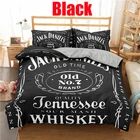 Комплект постельного белья с принтом виски, пододеяльник, постельное белье, домашний текстиль