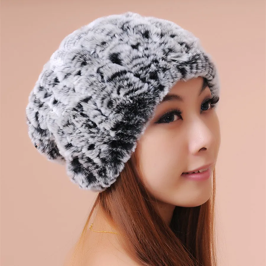 

Woman Hot Sale Winter Stretch Rabbit Fur Bomber Caps Lady Protective Ear Warm Rabbit Fur Bomber Hat Female Rabbit Fur Scarf