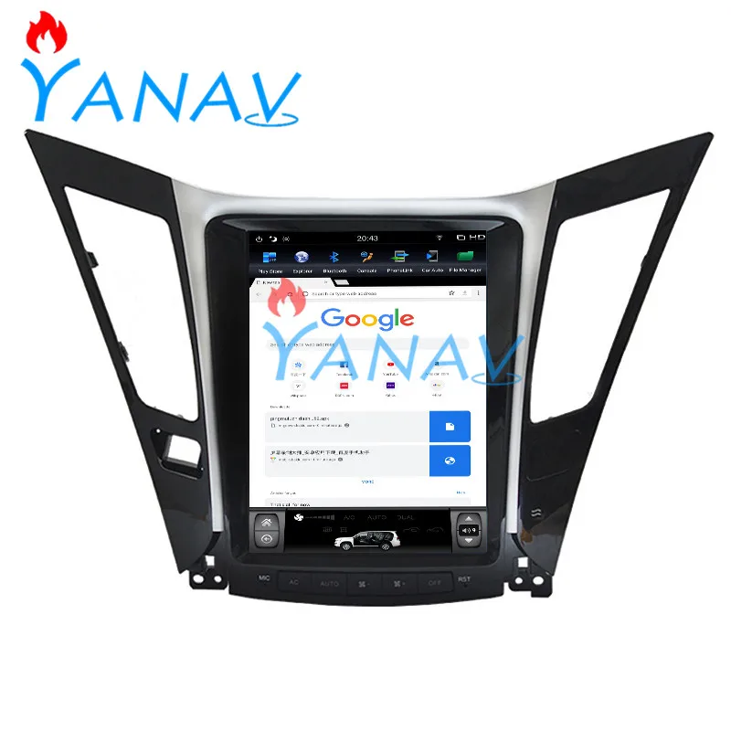 

10.4 inch Android 9.0 car GPS navigation multimedia for-Hyundai Sonata 8 2012-2014 auto radio stereo DVD player support carplay