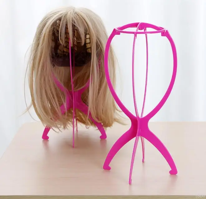 

Пластиковая подставка для парика, 18 х6 см, подставка для парика, держатель для головы парика, подставка для головы манекена, портативный складной органайзер-подставка для парика SN729