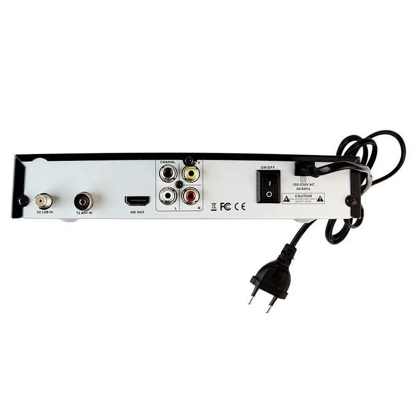 Smart Digital Satellite TV Receiver DVB-T2+DVB-S2 FTA 1080P Decoder Tuner MPEG4 EU Plug | Электроника