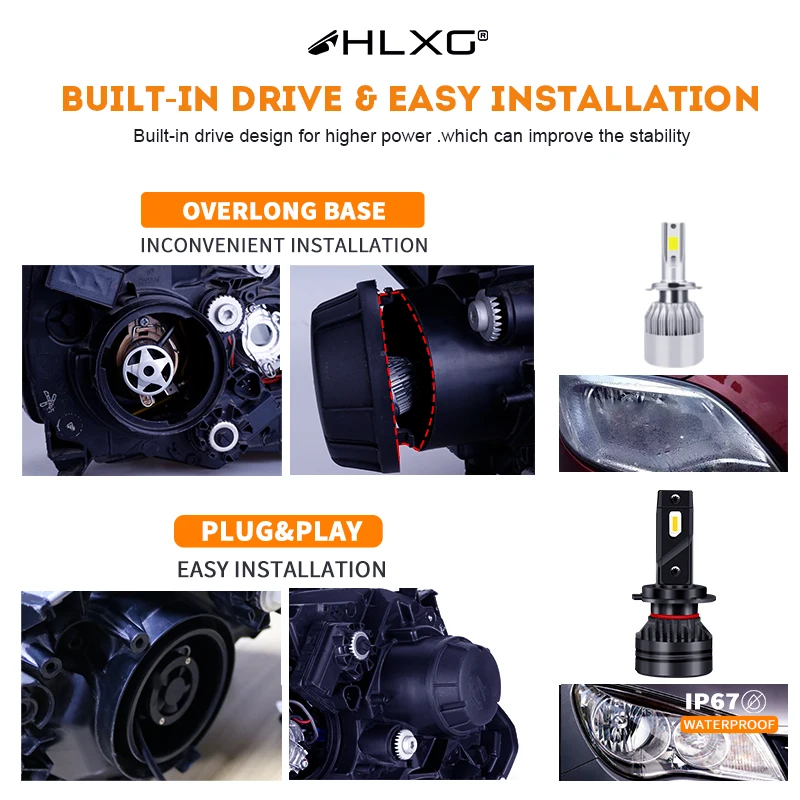 F3 F5 светодиодный турбо H7 H4 H16 HIR2 9012 H27 880 881 H1 H11 HB3 HB4 5202 Противотуманные фары