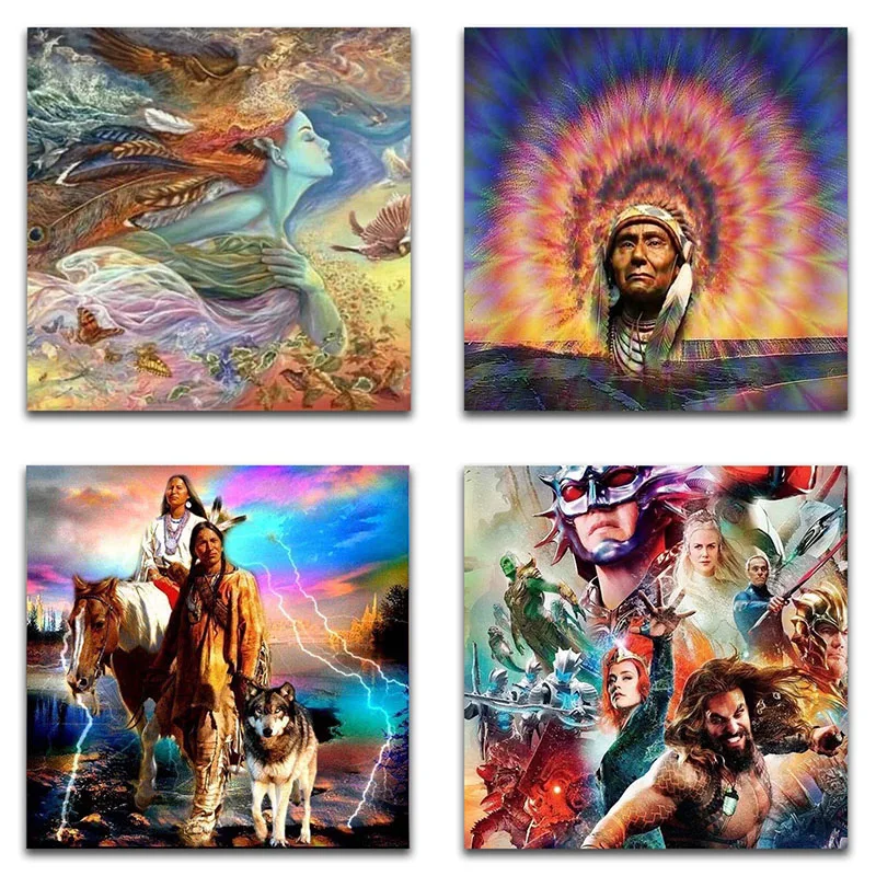 5d алмазная живопись мультфильм девушка цветок ангелы набор комплект полный