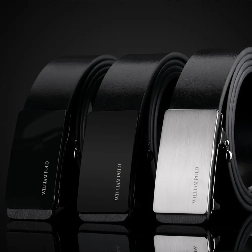 Ремень мужской из натуральной кожи с автоматической пряжкой 2019 | Аксессуары для