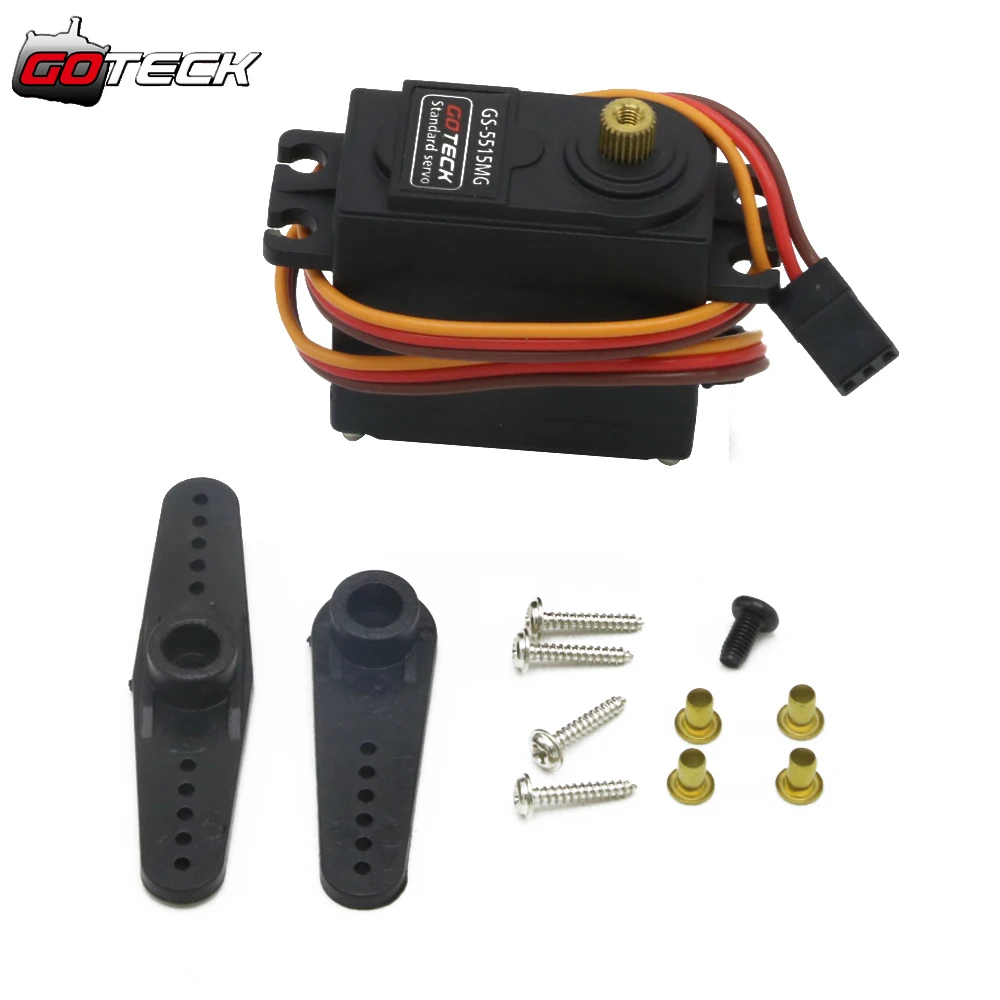 RC Servo.Goteck GS-5515MG с высоким крутящим моментом стандартный аналоговый сервопривод/55