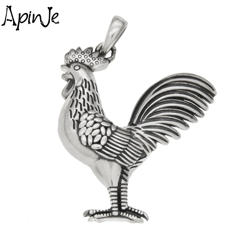 

Apinje 925 Sterling Silver Jewelry Necklace Pendant Personality Creativity Chinese Zodiac Hollow Men And Women Pendant