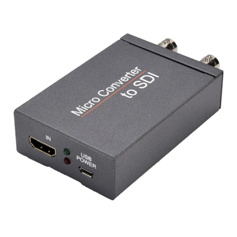 dc 5v 1080p hdmi compatible to 2ch sdi converter with 3g sdihd sdi broadcast adapter for camera t3lb free global shipping