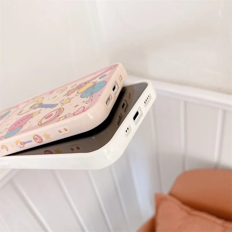 

Hot Japan Cartoon cute Sailor Moon Side painting case for iphone 12 Mini 11 Pro XS MAX X XR 6S 7 8 Plus fashion anime soft cover