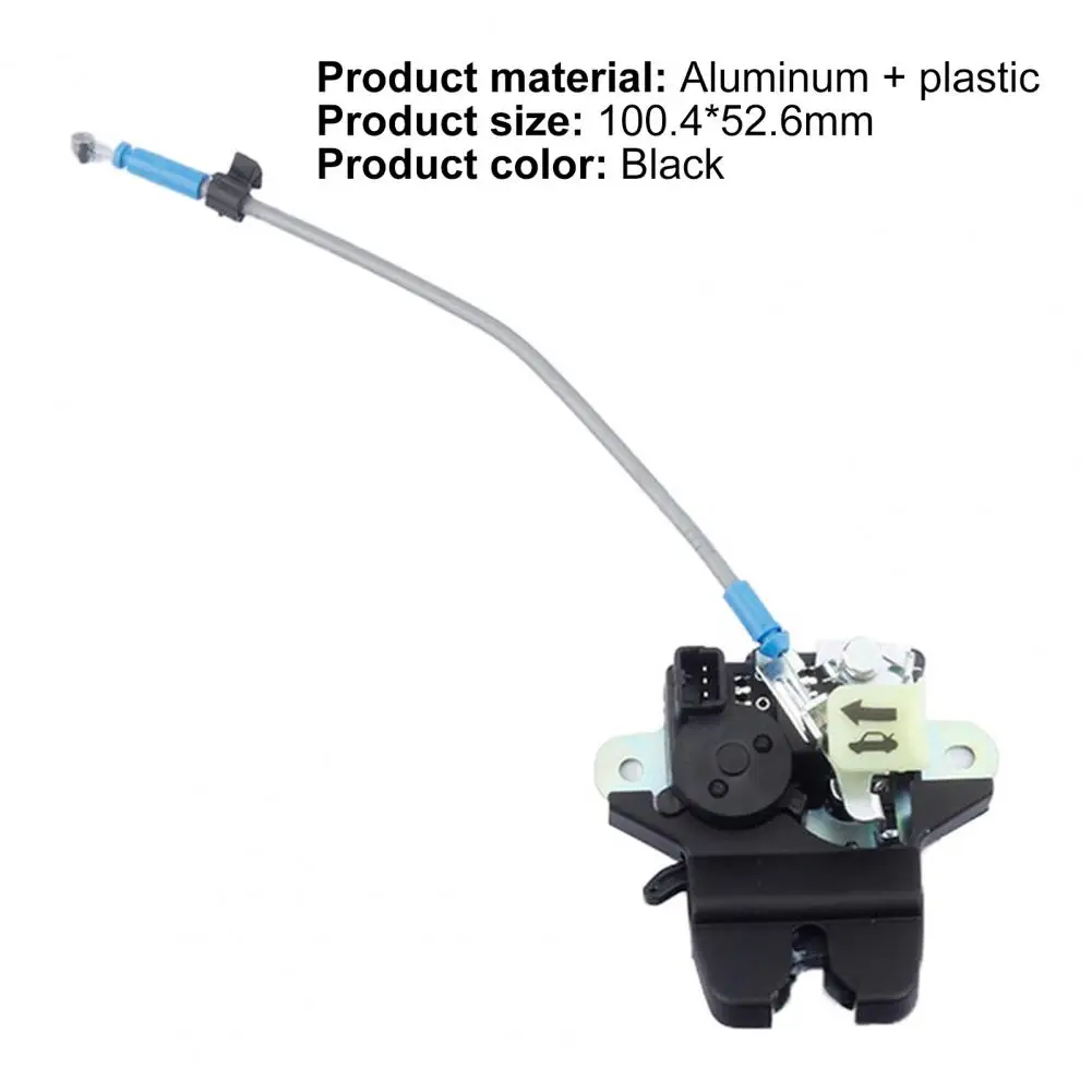 

Tailgate Latch Trunk Lock Actuator Professional Easy Assembly Black 81230C1010 Reliable Auto Trunk Door Lock Actuator Replacemen