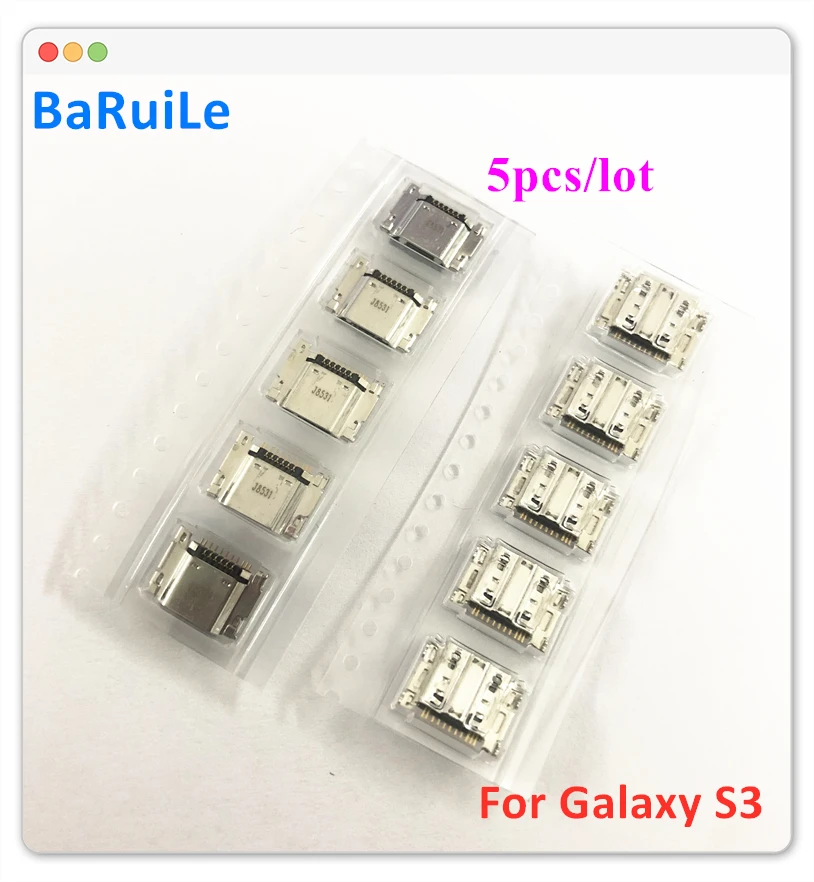 BaRuiLe 10 шт. Usb зарядный порт док станция гнездовой разъем для Samsung Galaxy S8 Plus G955 G955F G950
