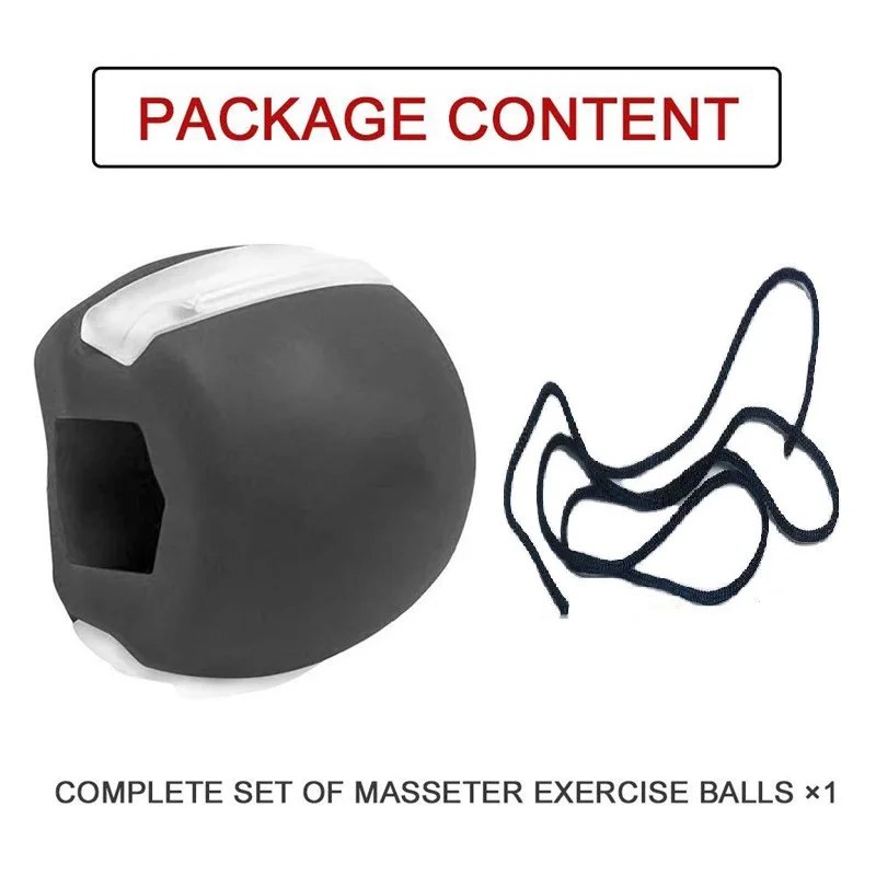 3 шт. пищевой силикагелевый тренажер для мышц и шеи | Спорт развлечения