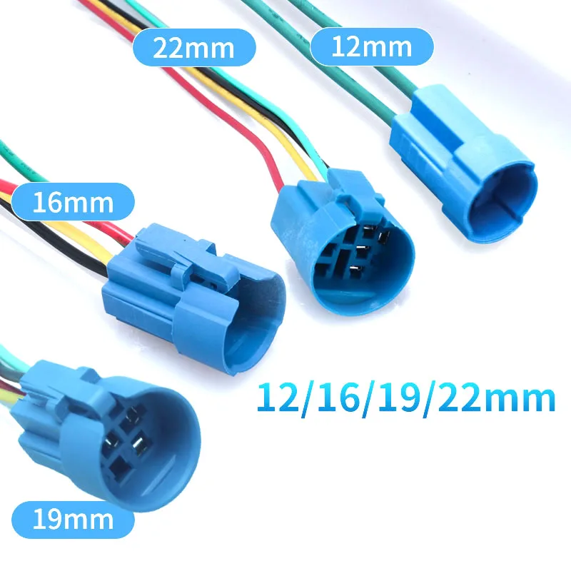 

16mm 19mm 22mm 25mm cable outlet, used for wiring 2-6 wire metal push button switch