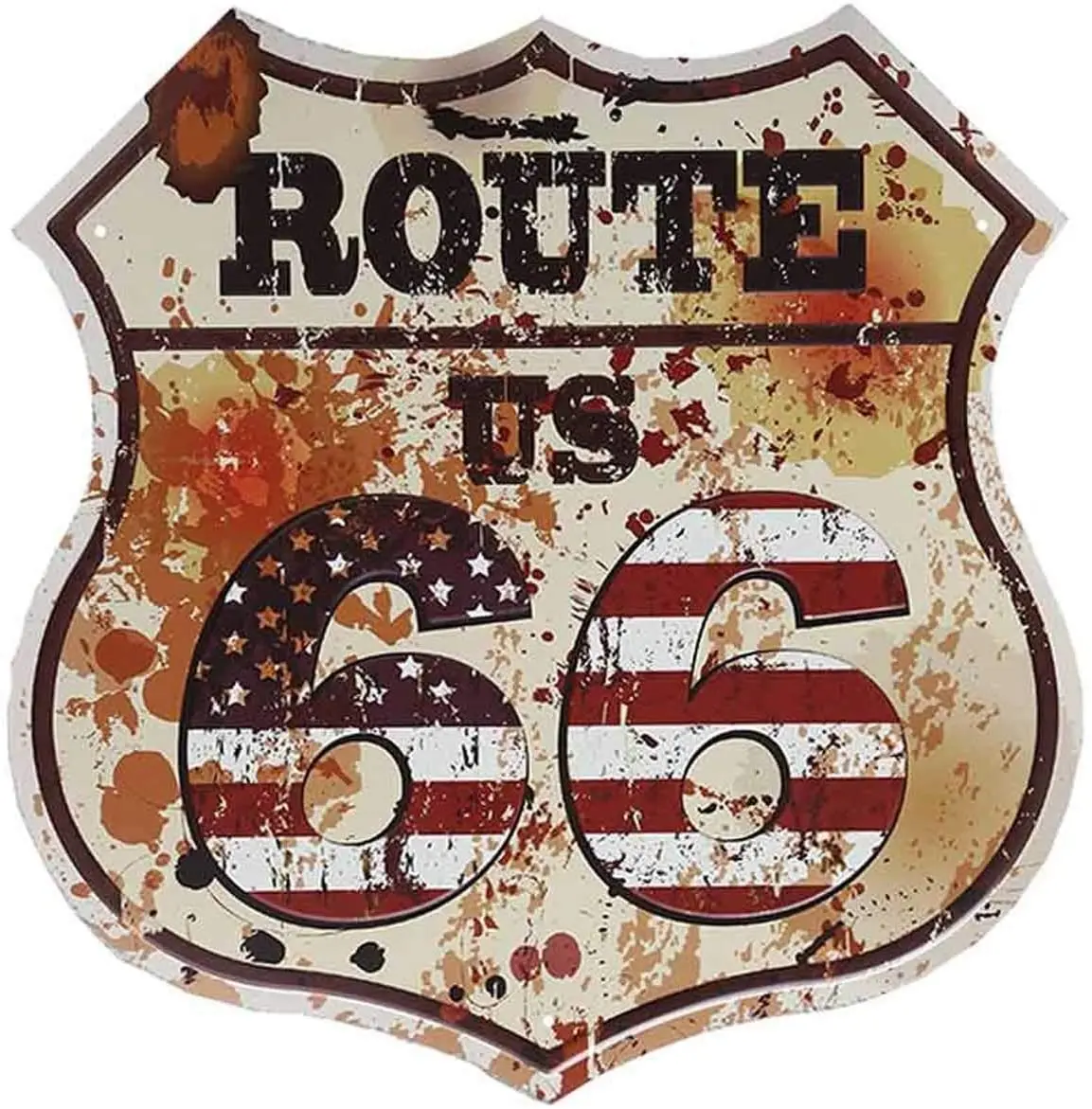 Дорожные знаки Route 66 винтажные дорожные высокий ходовой металлический для