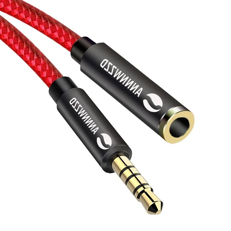 

3.5mm Audio Extension Cable Jack 3.5 male to Female earphone Extender Cable Car Aux Code for Headphones Xiaomi Redmi 5 plus PC