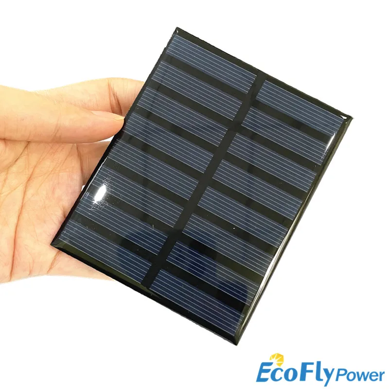 Wholesale Mini Poly Solar Panel 4V 180MA  100*80mm for Intelligence DIY toy power generation board with DC small motor fan cap
