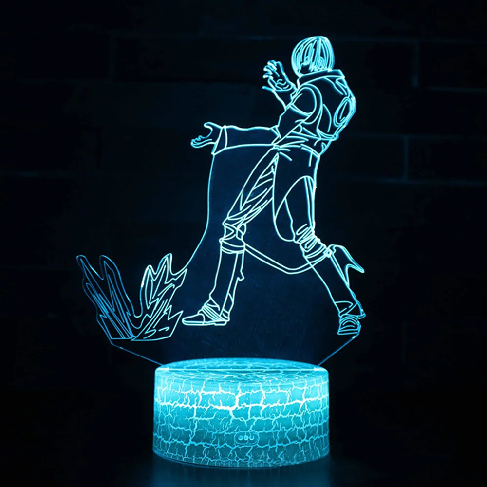 

Bedroom Night Lamp Manga Anime Figure Lights for Bedroom Light Switch Table Decorative Luminaires Gift Valentines Day Home Baby