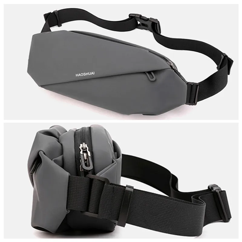 

New Waist Bag Outdoor Running Mobile Phone Bag Multi-function Chest Bag Leisure Shoulder Messenger Bag