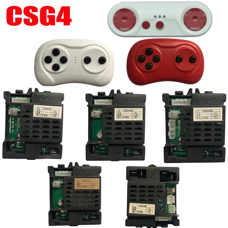 

CSG4MS CSG4A 4R children's electric car bluetooth remote control,ride electric toy car 2.4G receiver with smooth start function