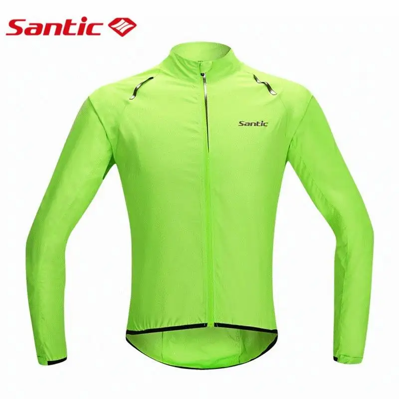 Santic Waterproof Cycling Jersey Rain Jacket Ropa Ciclismo/Windproof Windcoat Bicycle Clothing MTB Bike Jacket Cycle Raincoat