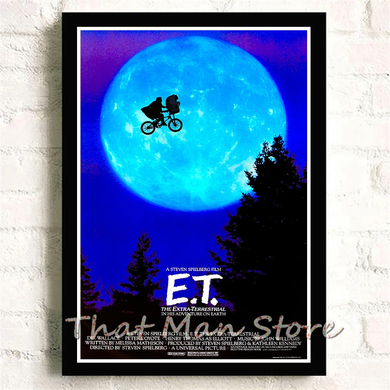 E.T. экстра наземный белый картон с принтами для украшения стен дома стильный