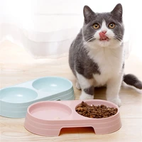 small size pet dog bowl cat food and water bowl thickened macarone double bowl easy cleaning dog feeding and water supplies